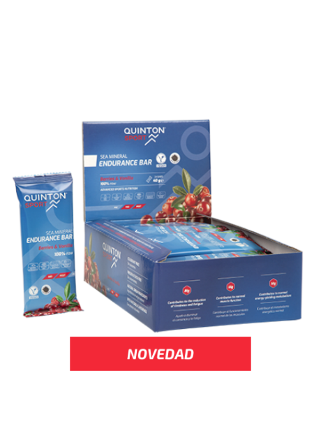 Barritas energéticas sabor Frutos rojos y vainilla