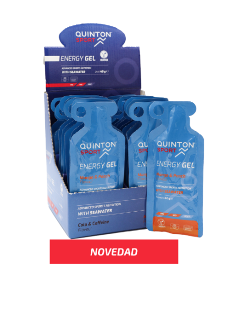 Caja 24 ud Energy Gel Mango & Peach