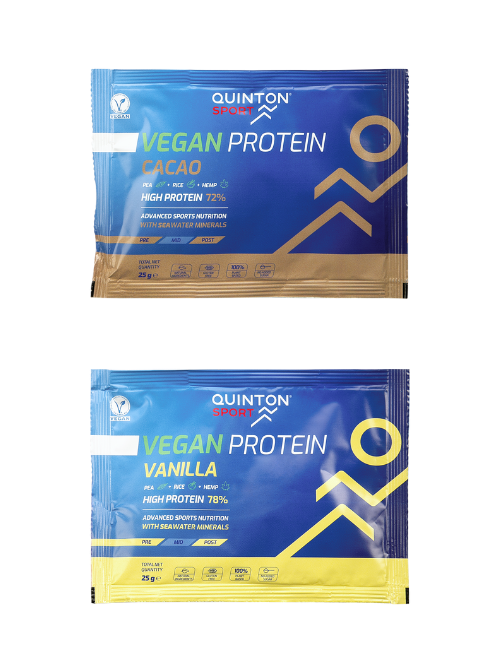 Proteínas veganas de Quinton Sport